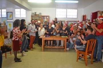  La Garita agradece al arqueólogo Abel Galindo los trabajos en el yacimiento de Los Melones (Foto Inma Perera)